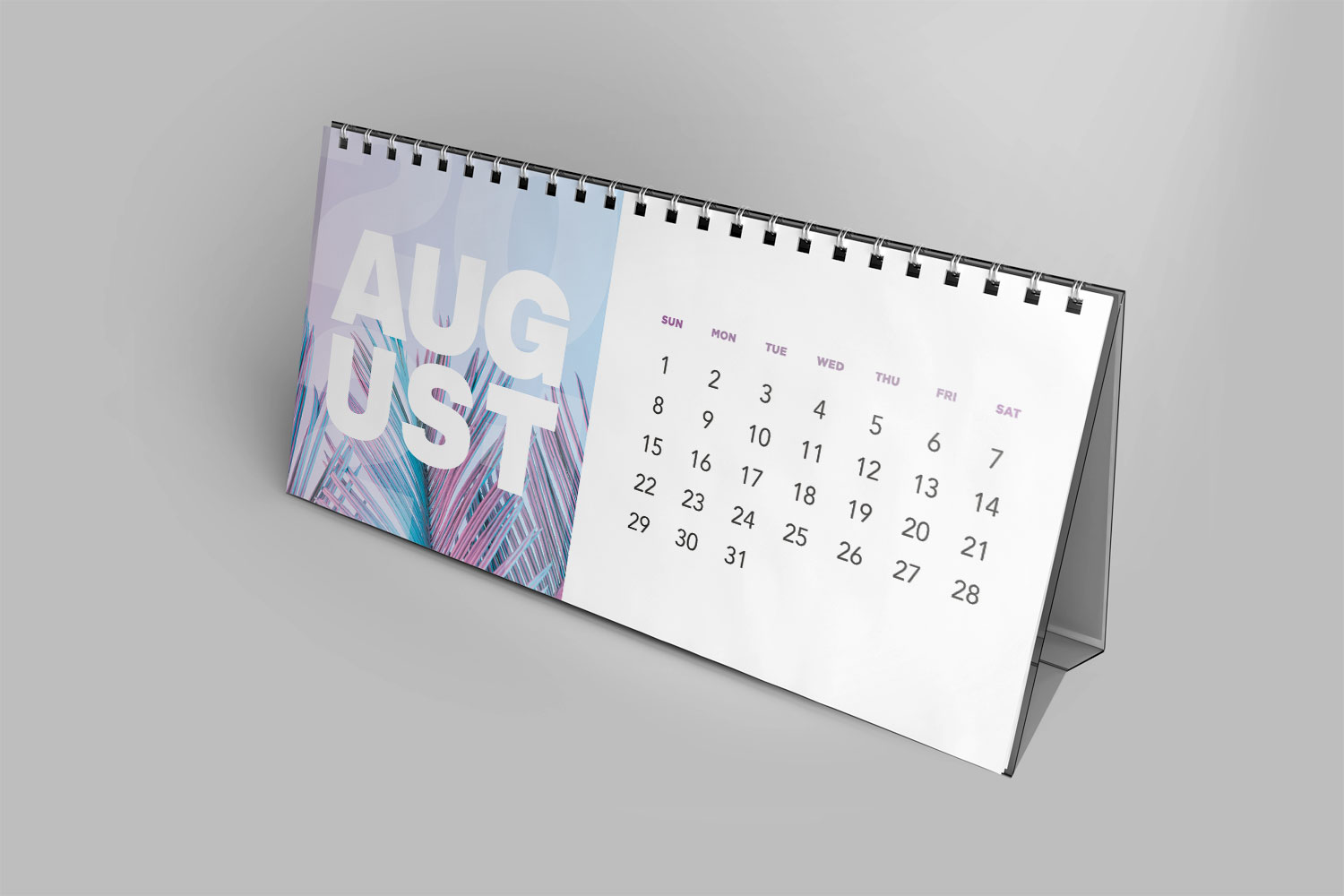 make desk calendar with photos